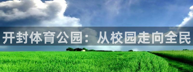 3377体育官网下载平台APP：开封体育公园：从校园走向全民