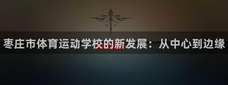 3377体育官网下载娱乐：枣庄市体育运动学校的新发展：从中心