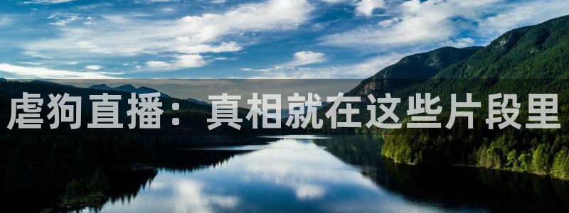 玩球直播app下载安装：虐狗直播：真相就在这些片段里